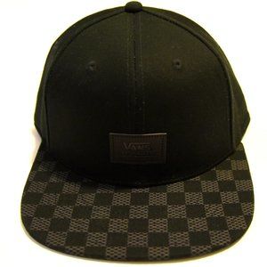 Vans Black Checkered bill hat